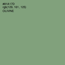 #81A17D - Olivine Color Image