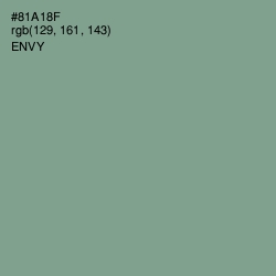 #81A18F - Envy Color Image