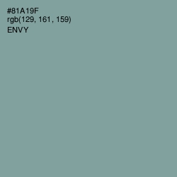 #81A19F - Envy Color Image