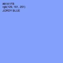 #81A1FB - Jordy Blue Color Image