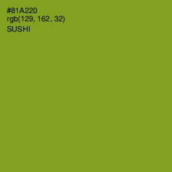 #81A220 - Sushi Color Image