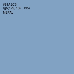 #81A2C3 - Nepal Color Image