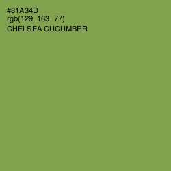 #81A34D - Chelsea Cucumber Color Image