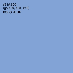 #81A3D5 - Polo Blue Color Image