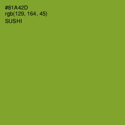 #81A42D - Sushi Color Image