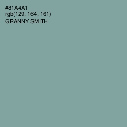 #81A4A1 - Granny Smith Color Image