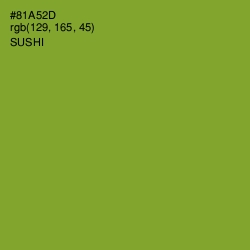 #81A52D - Sushi Color Image
