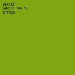 #81A611 - Citron Color Image