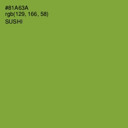 #81A63A - Sushi Color Image