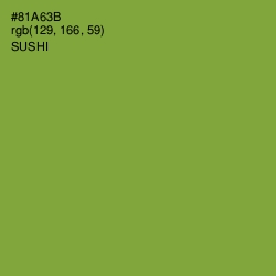 #81A63B - Sushi Color Image