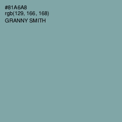 #81A6A8 - Granny Smith Color Image