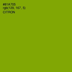 #81A705 - Citron Color Image