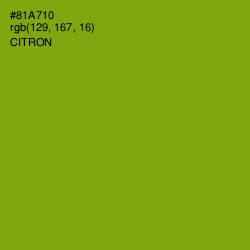 #81A710 - Citron Color Image