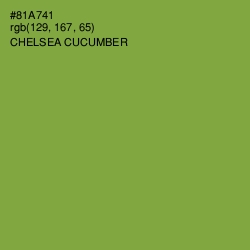 #81A741 - Chelsea Cucumber Color Image