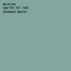 #81A7A0 - Granny Smith Color Image