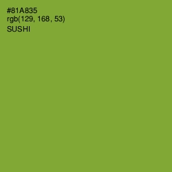 #81A835 - Sushi Color Image