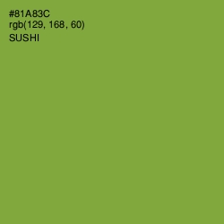 #81A83C - Sushi Color Image