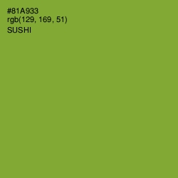 #81A933 - Sushi Color Image