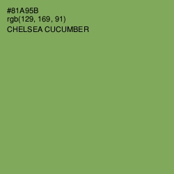 #81A95B - Chelsea Cucumber Color Image
