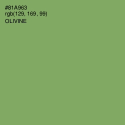 #81A963 - Olivine Color Image