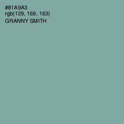 #81A9A3 - Granny Smith Color Image