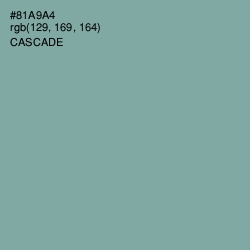 #81A9A4 - Cascade Color Image