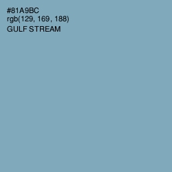 #81A9BC - Gulf Stream Color Image