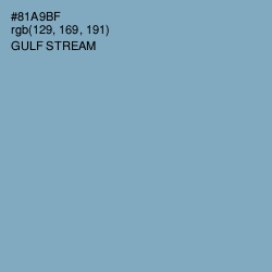 #81A9BF - Gulf Stream Color Image