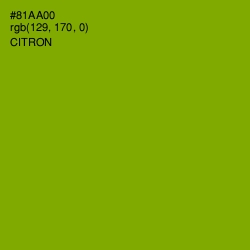 #81AA00 - Citron Color Image