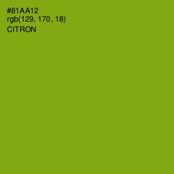 #81AA12 - Citron Color Image