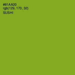 #81AA20 - Sushi Color Image