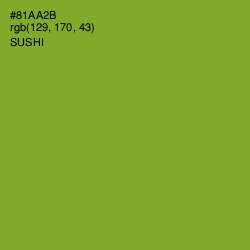 #81AA2B - Sushi Color Image