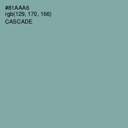 #81AAA6 - Cascade Color Image