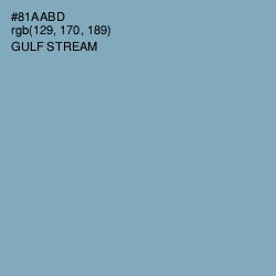 #81AABD - Gulf Stream Color Image