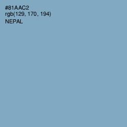 #81AAC2 - Nepal Color Image