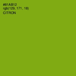 #81AB12 - Citron Color Image