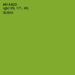 #81AB2D - Sushi Color Image