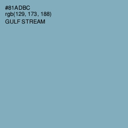 #81ADBC - Gulf Stream Color Image