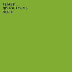 #81AE31 - Sushi Color Image