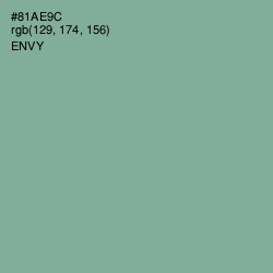 #81AE9C - Envy Color Image