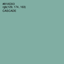#81AEA3 - Cascade Color Image