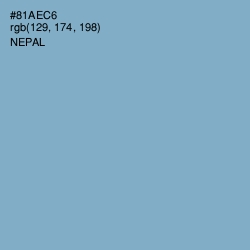 #81AEC6 - Nepal Color Image