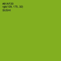 #81AF20 - Sushi Color Image