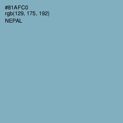 #81AFC0 - Nepal Color Image