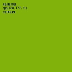 #81B10B - Citron Color Image