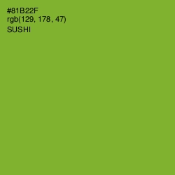 #81B22F - Sushi Color Image