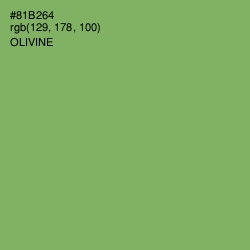 #81B264 - Olivine Color Image
