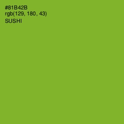 #81B42B - Sushi Color Image