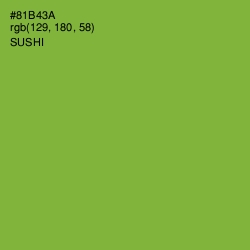 #81B43A - Sushi Color Image