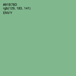 #81B78D - Envy Color Image